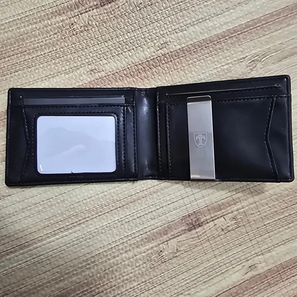 Men's TRAVANDO Wallet with Money Clip Bifold Credit Card Holder